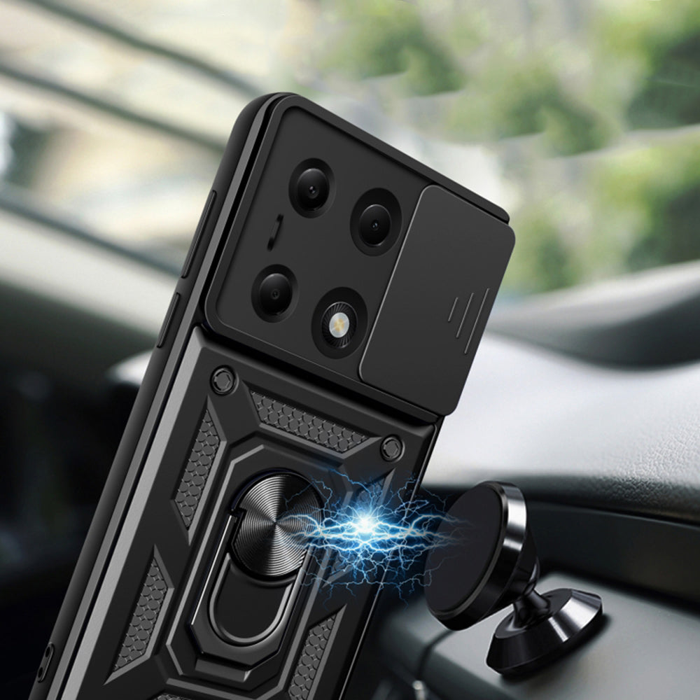 Maska za Xiaomi Redmi Note 14S / Note 13 Pro 4G / Poco M6 Pro 4G, Techsuit, CamShield, Plava
