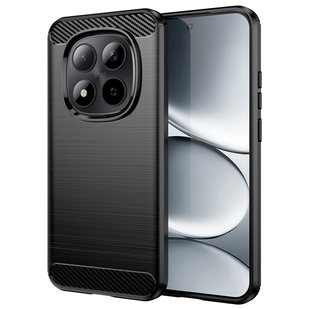 Futrola za Xiaomi Redmi Note 15 Pro 4G, Techsuit, Karbon, Crna