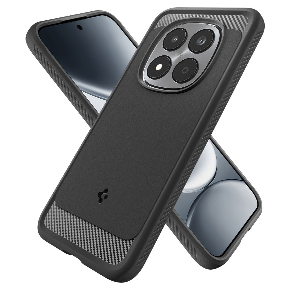 Futrola za Xiaomi Redmi Note 15 Pro 5G, Spigen, Rugged Armor, Mat crna ACS10460