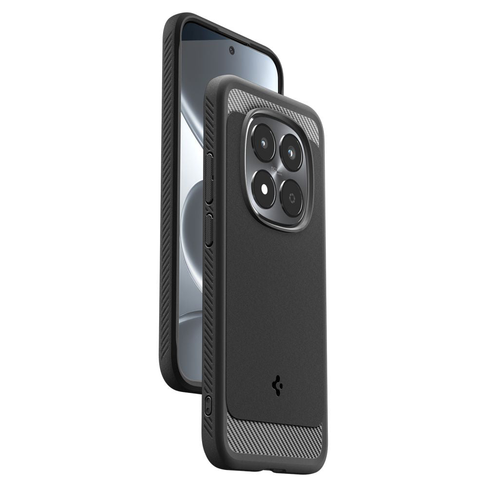 Futrola za Xiaomi Redmi Note 15 Pro 5G, Spigen, Rugged Armor, Mat crna ACS10460