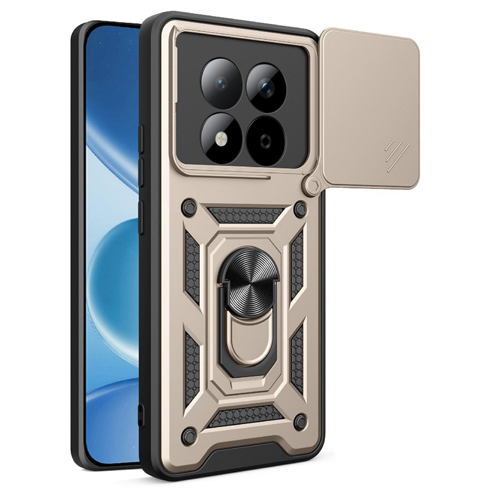 Futrola za Xiaomi Redmi Note 15 Pro 5G, Techsuit, CamShield, Zlatna