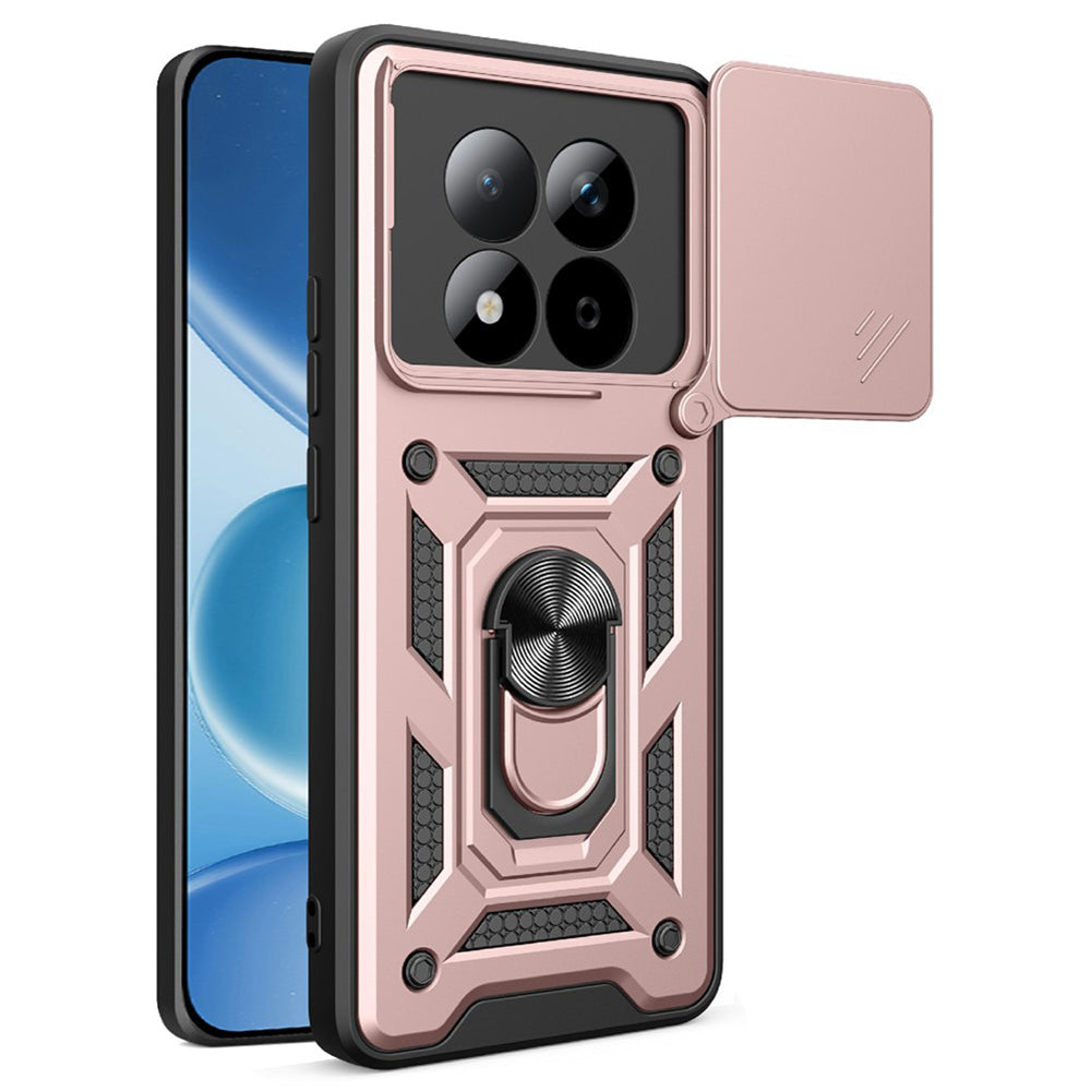 Futrola za Xiaomi Redmi Note 15 Pro 5G, Techsuit, CamShield, Zlatno Roza