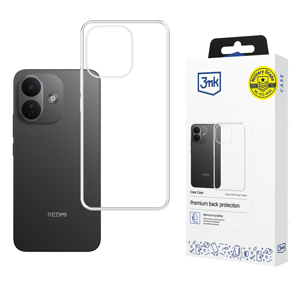 Maska za Xiaomi Redmi Note 17 Pro, 3MK, Clear, Prozirna