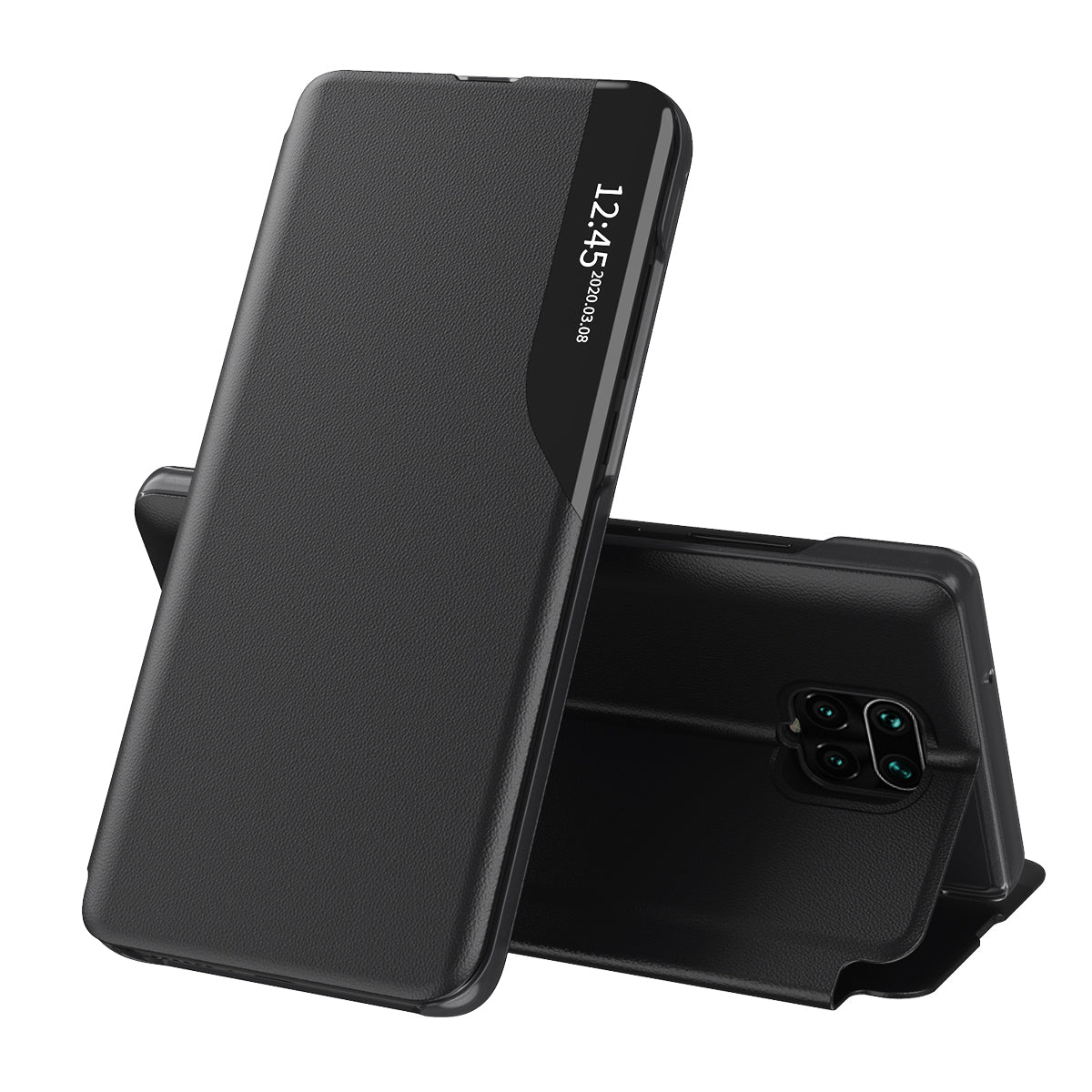 Maska za Xiaomi Redmi Note 9S / Note 9 Pro / Note 9 Pro Max, Techsuit, eFold, Crna