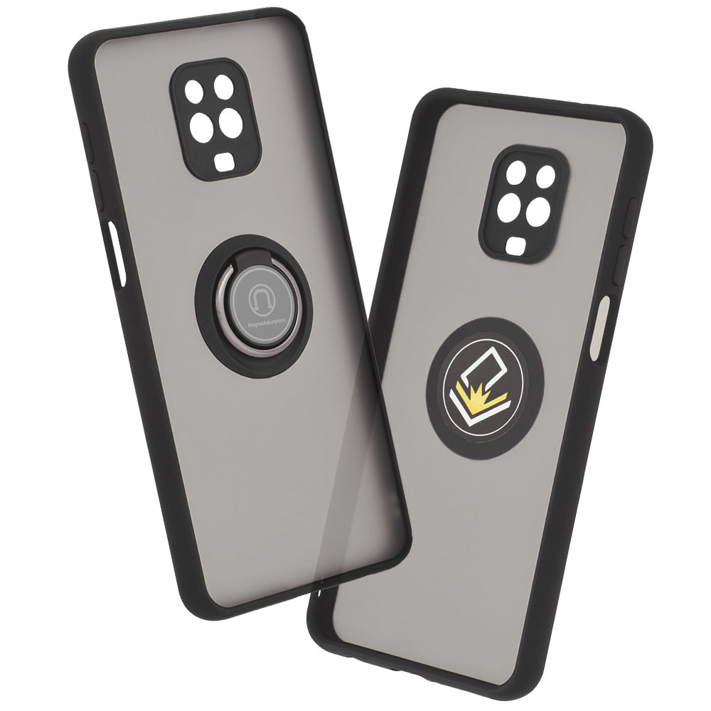 Maska za Xiaomi Redmi Note 9S / Note 9 Pro / Note 9 Pro Max, Techsuit, Glinth, Crna