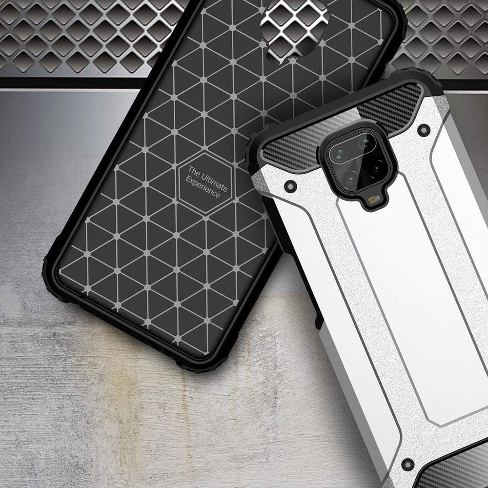 Maska za Xiaomi Redmi Note 9S / Note 9 Pro / Note 9 Pro Max, Techsuit, Hybrid Armor, Crna