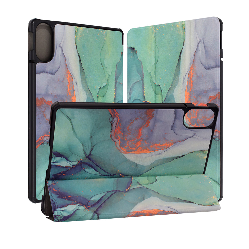 Futrola za Xiaomi Redmi Pad 2, Techsuit, FoldPro Green Time, Višebojna