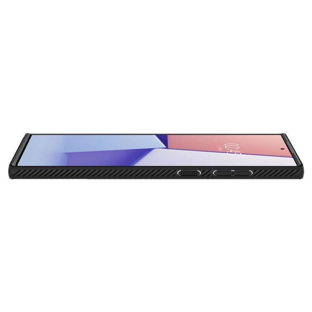 Futrola za Samsung Galaxy S22 Ultra 5G S908, Spigen, Liquid Air Matte, Crna ACS03915