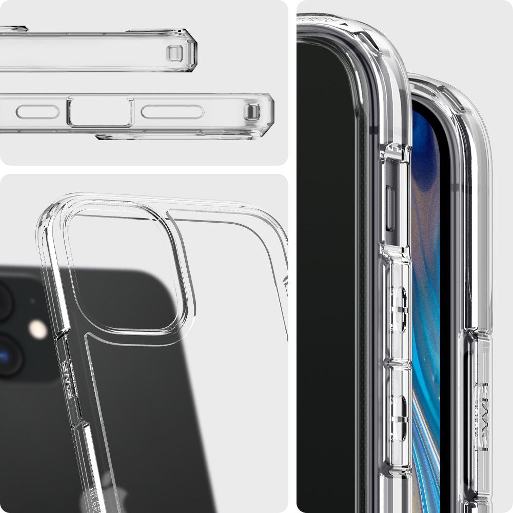 Futrola za Apple iPhone 12 / 12 Pro, Spigen, Ultra Hybrid, Prozirna ACS01702