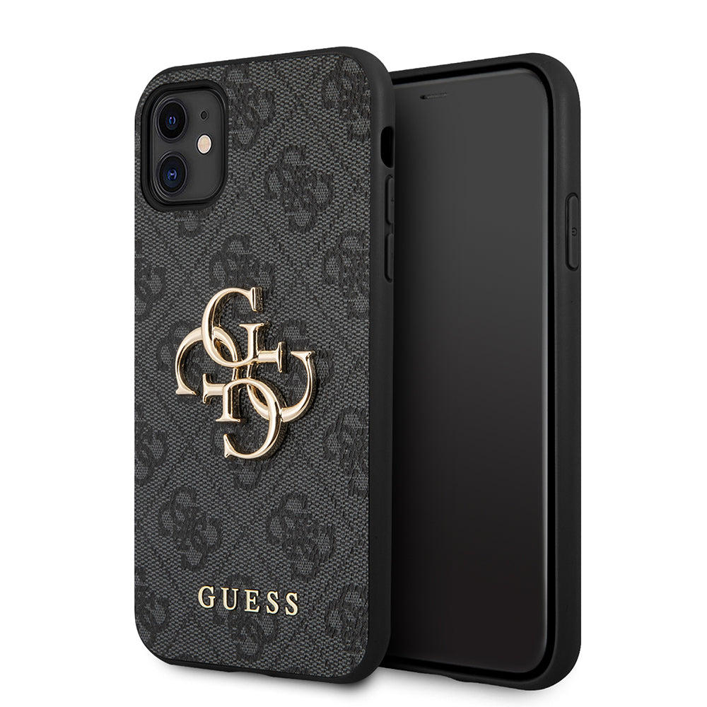 Futrola za Apple iPhone 11, Guess, 4G Metal Logo, Siva