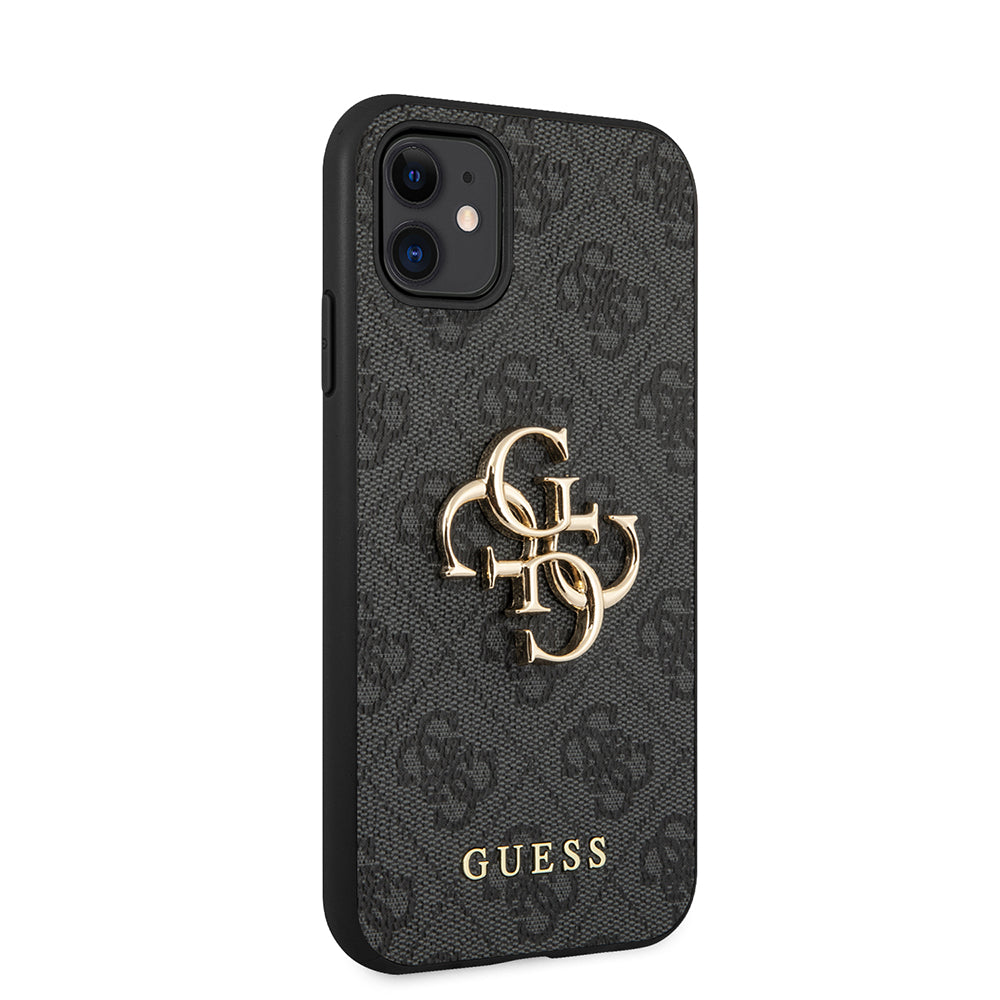 Futrola za Apple iPhone 11, Guess, 4G Metal Logo, Siva
