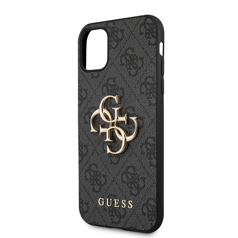 Futrola za Apple iPhone 11, Guess, 4G Metal Logo, Siva