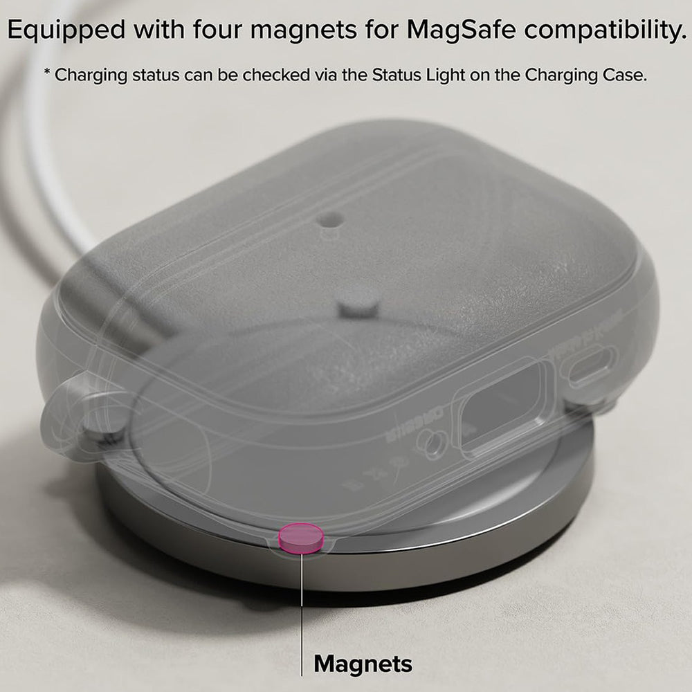Ringke Onyx Magnetic futrola za Apple AirPods Pro 3, Siva