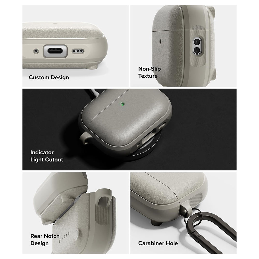 Ringke Onyx Magnetic futrola za Apple AirPods Pro 3, Siva
