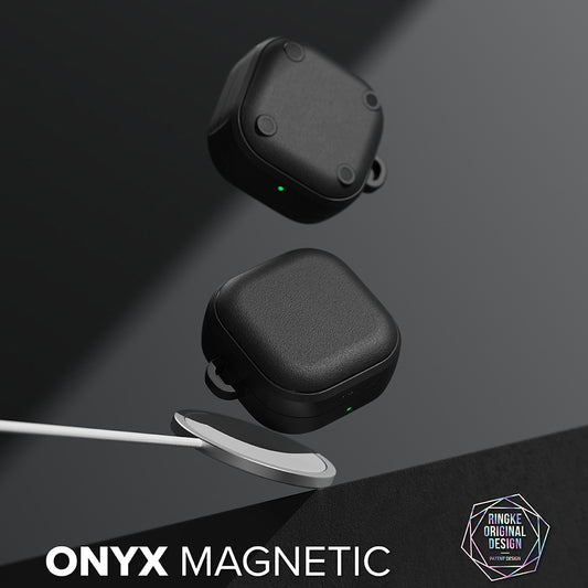 Futrola Ringke Onyx Magnetic za Samsung Galaxy Buds4 / Buds4 Pro, Crna
