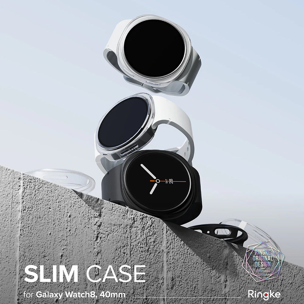 Futrola Ringke Slim za Samsung Galaxy Watch8 40mm, Set 2 komada, Prozirna