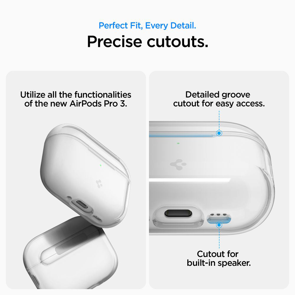 Futrola Spigen Liquid Crystal za Apple AirPods Pro 3, Prozirna ACS10019