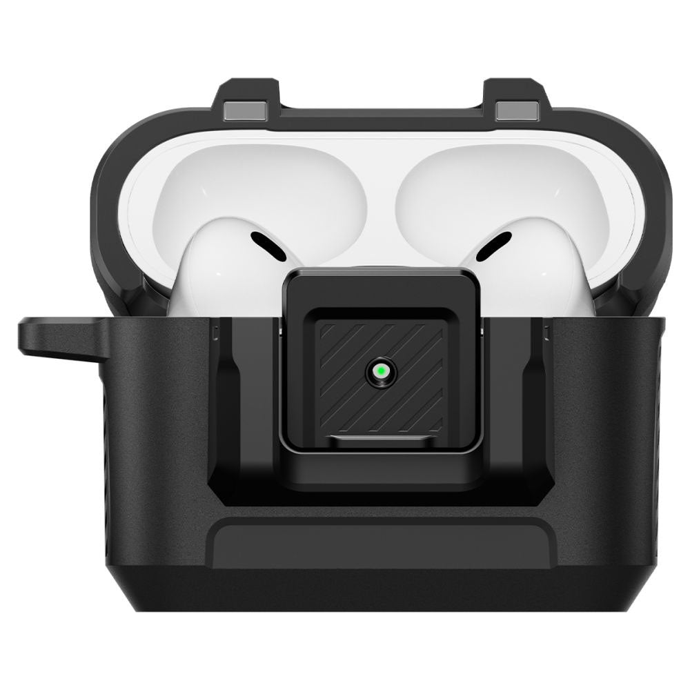 Futrola Spigen Lock Fit za Apple AirPods Pro 3, Mat Crna ACS09825
