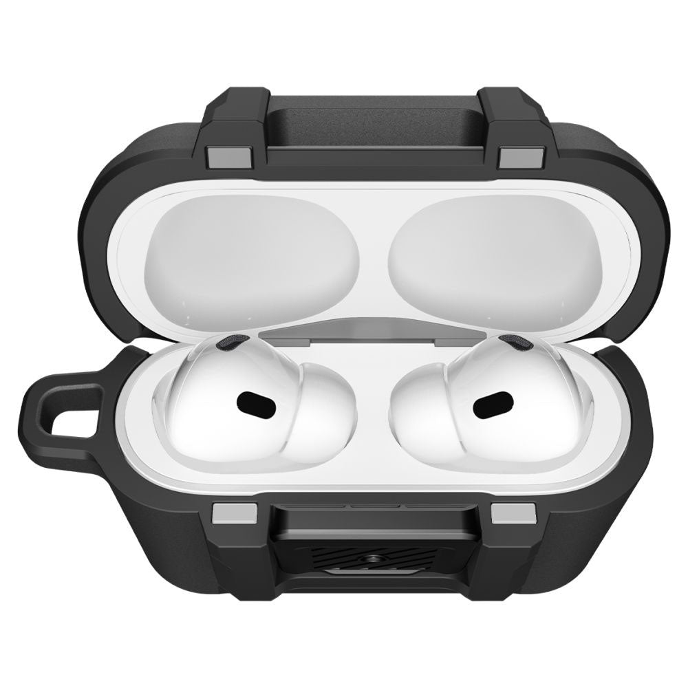 Futrola Spigen Lock Fit za Apple AirPods Pro 3, Mat Crna ACS09825
