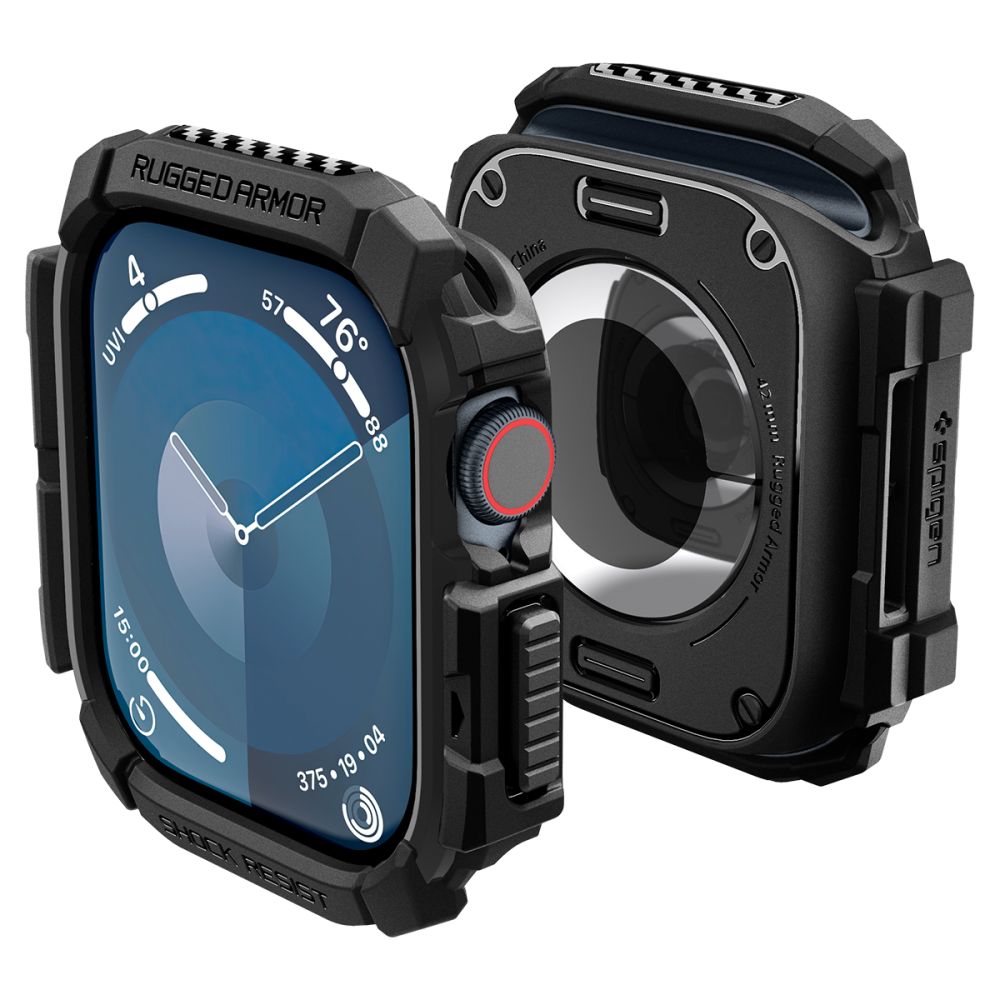 Spigen Rugged Armor futrola za Apple Watch Series 10 / 11 42mm, Crna ACS08585