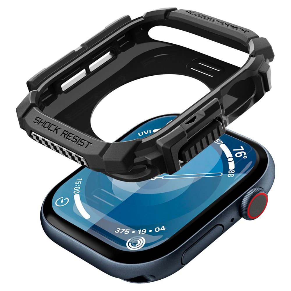 Spigen Rugged Armor futrola za Apple Watch Series 10 / 11 42mm, Crna ACS08585