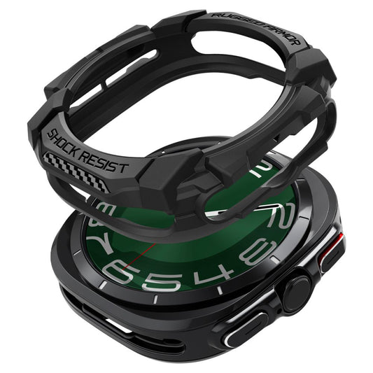 Futrola Spigen Rugged Armor za Samsung Galaxy Watch Ultra, Crna