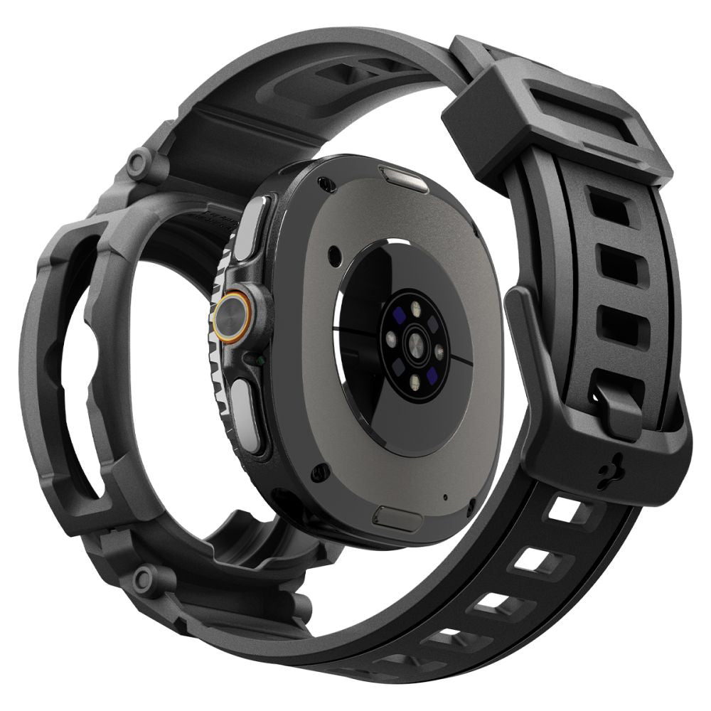 Futrola Spigen Rugged Armor Pro za Samsung Galaxy Watch8 Classic, Mat Crna ACS10013