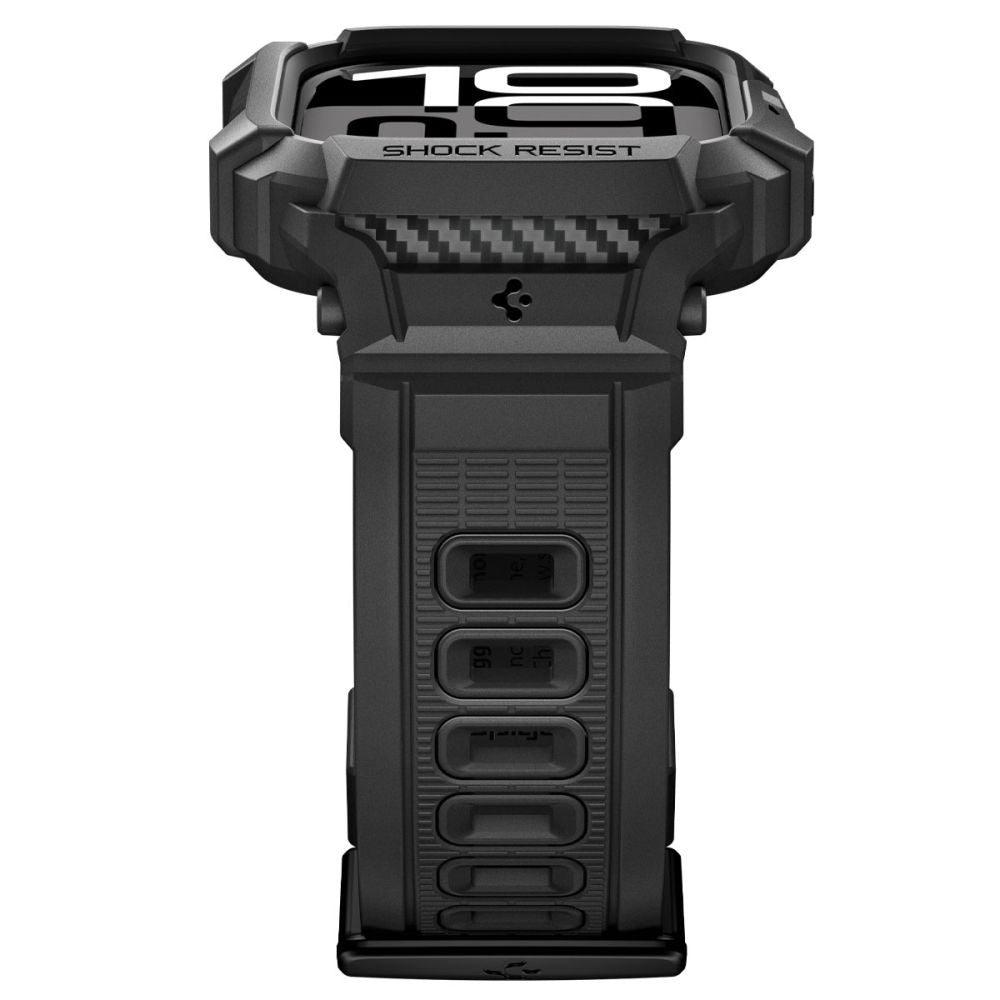 Futrola Spigen Rugged Armor Pro V2 za Apple Watch Series 10 / 11 42mm, Mat Crna ACS10494