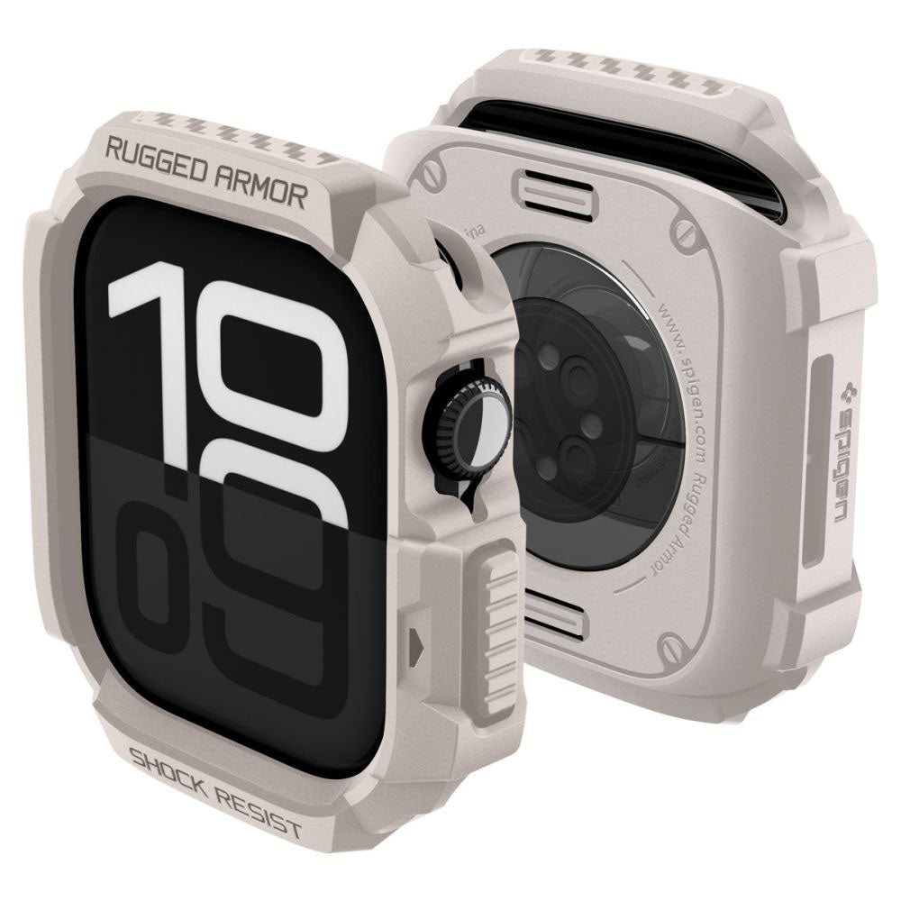 Futrola Spigen Rugged Armor V2 za Apple Watch Series 10 / 11 42mm, Bež