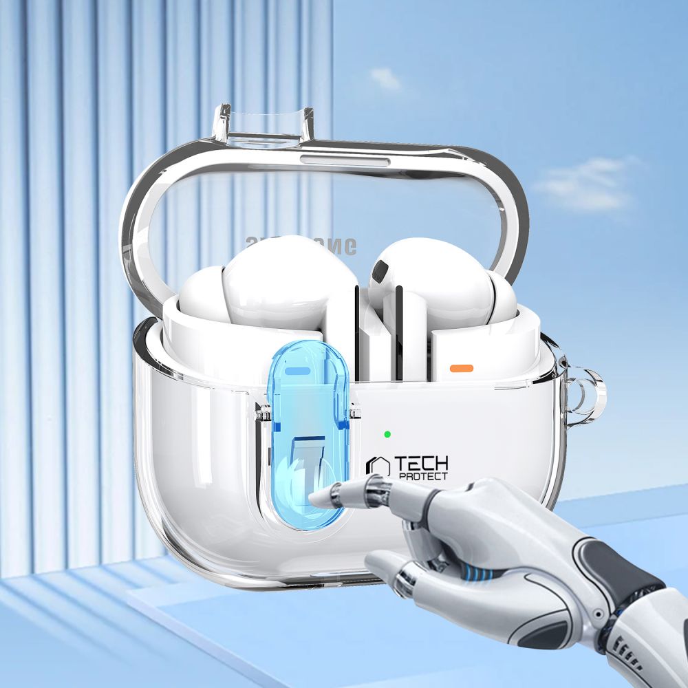 Futrola Tech-Protect Flexair za Samsung Galaxy Buds3 FE / Buds3 Pro / Buds3, Prozirna