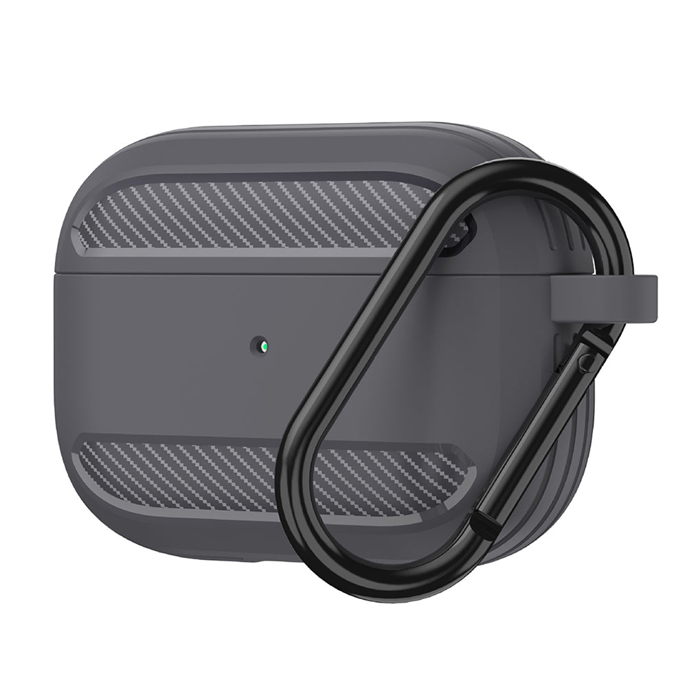Techsuit Carbon futrola za Apple AirPods 3, Siva