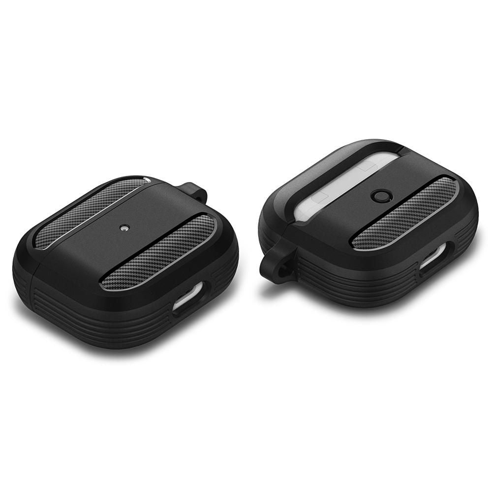 Techsuit Carbon futrola za Apple AirPods 3, Siva