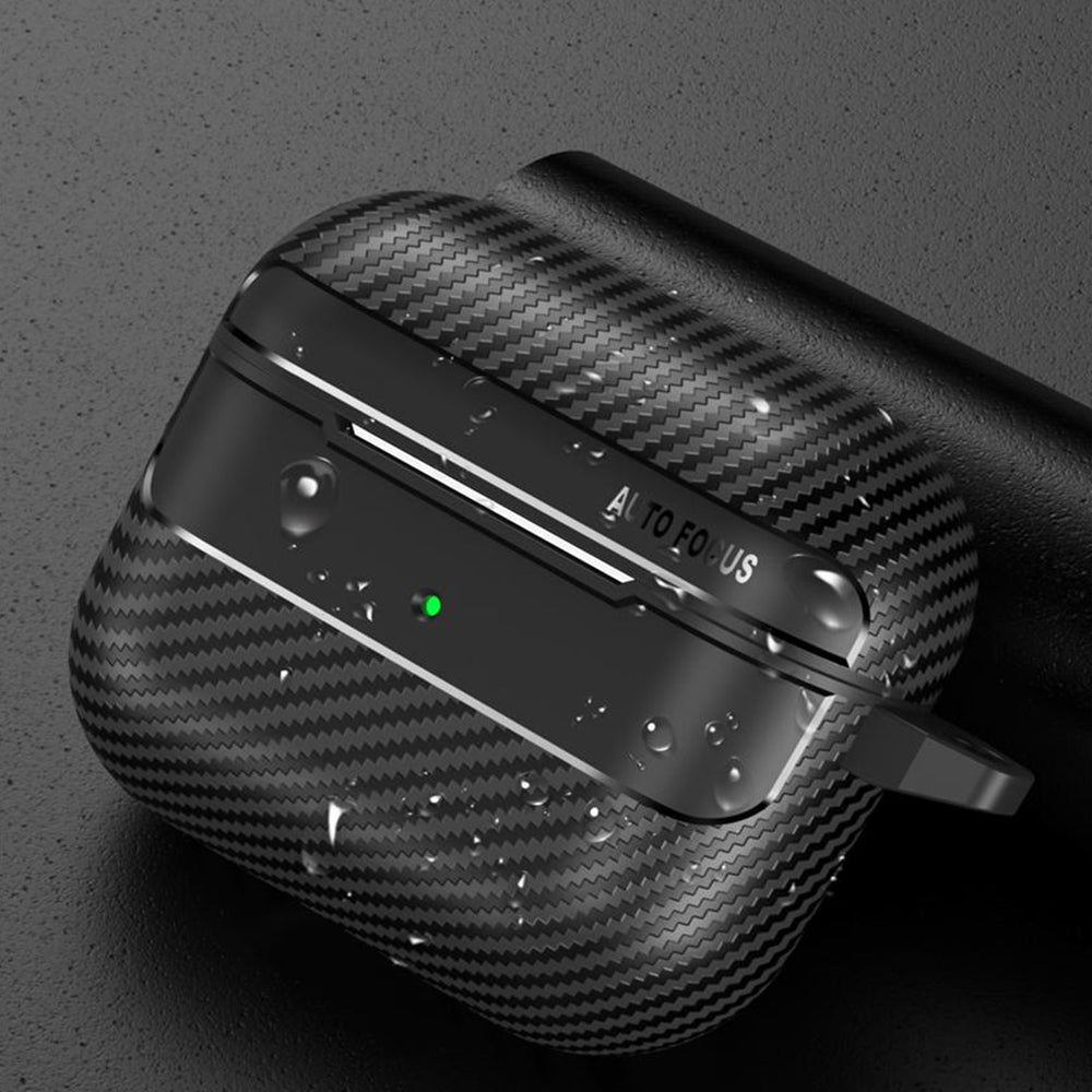 Techsuit CarbonFiber futrola za Apple AirPods 3, Crna
