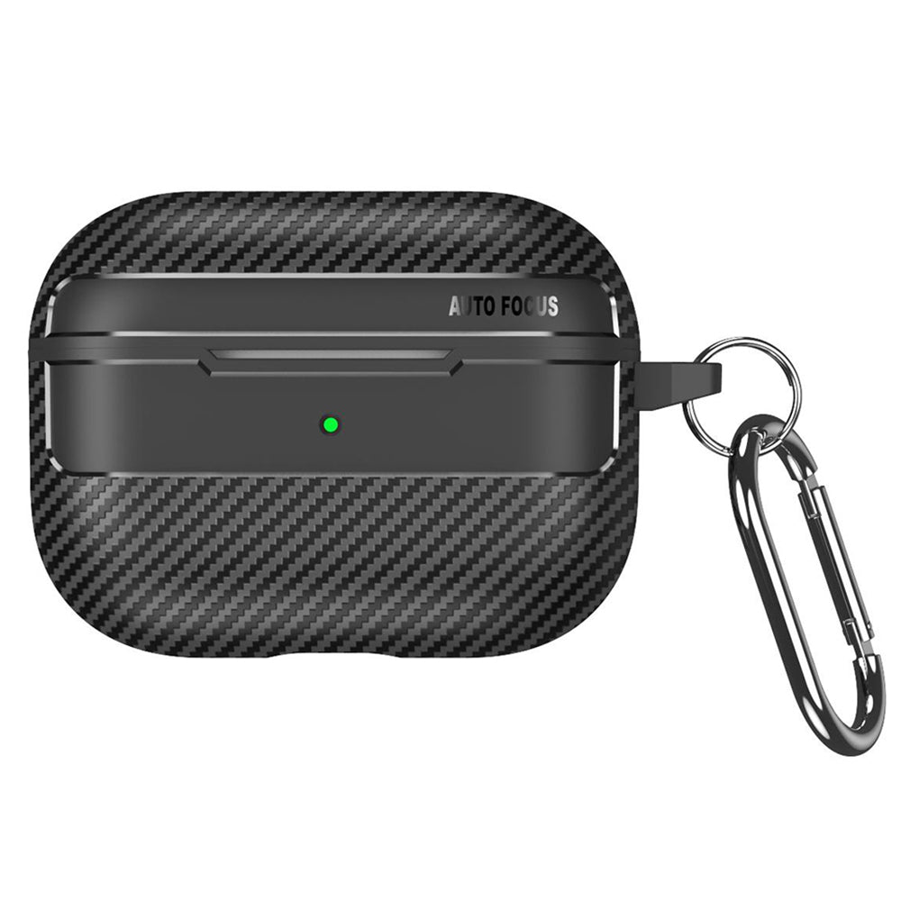 Techsuit CarbonFiber futrola za Apple AirPods Pro Series, Crna
