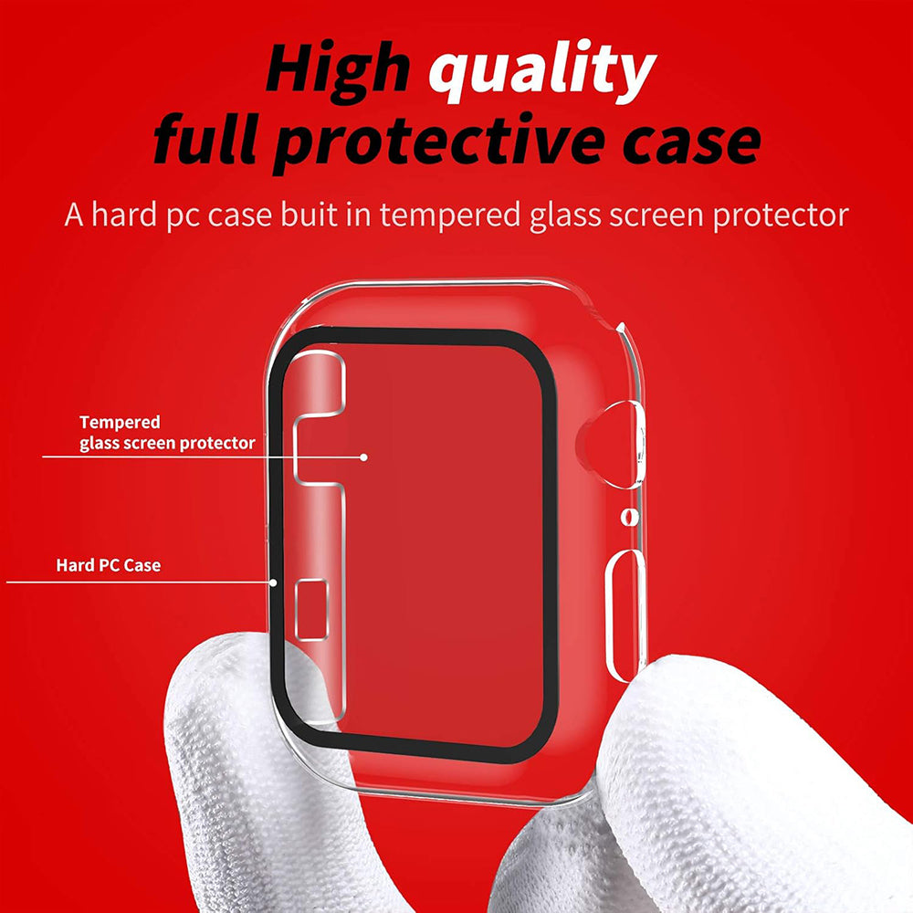Techsuit Defense360 Pro kućište za Apple Watch 38mm Series, Prozirno