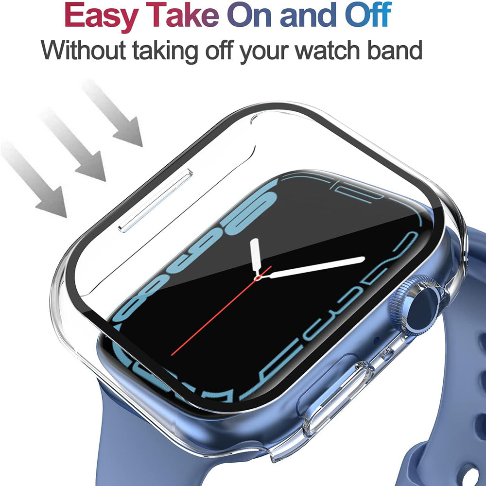 Techsuit Defense360 Pro kućište za Apple Watch 7 41mm Series, Prozirno