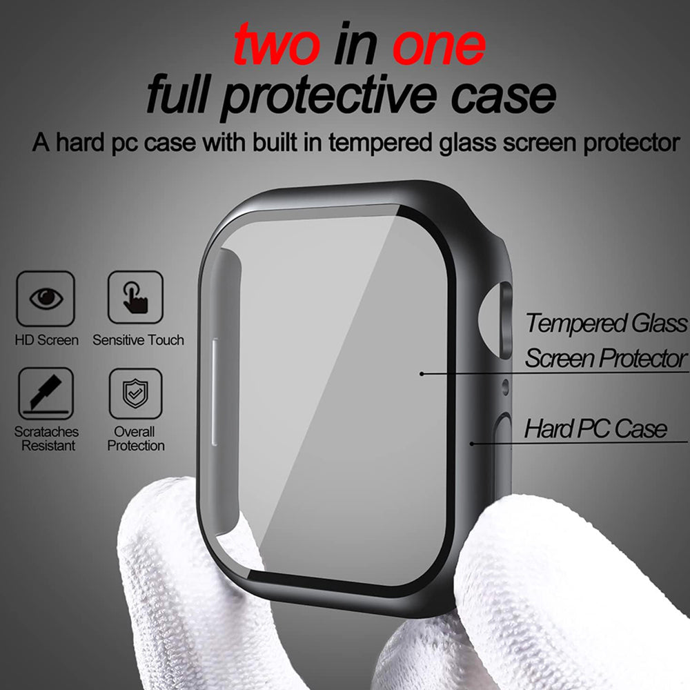 Techsuit Defense360 Pro kućište za Apple Watch 7 45mm Series, Crna