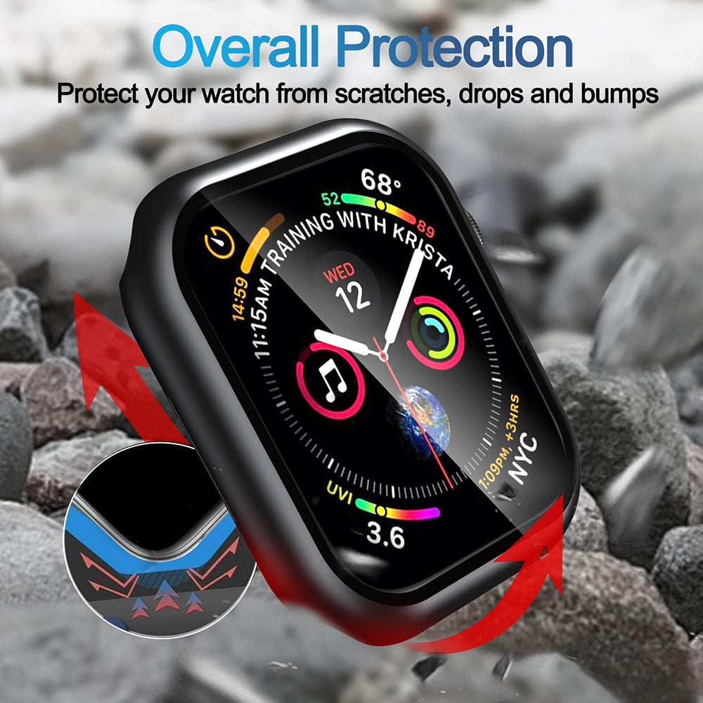 Techsuit Defense360 Pro kućište za Apple Watch 7 45mm Series, Crna