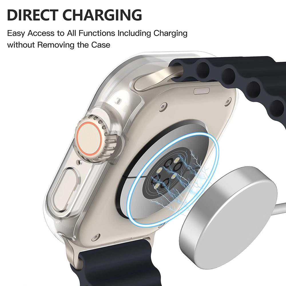 Techsuit Defense360 Pro kućište za Apple Watch Ultra Series, Prozirno