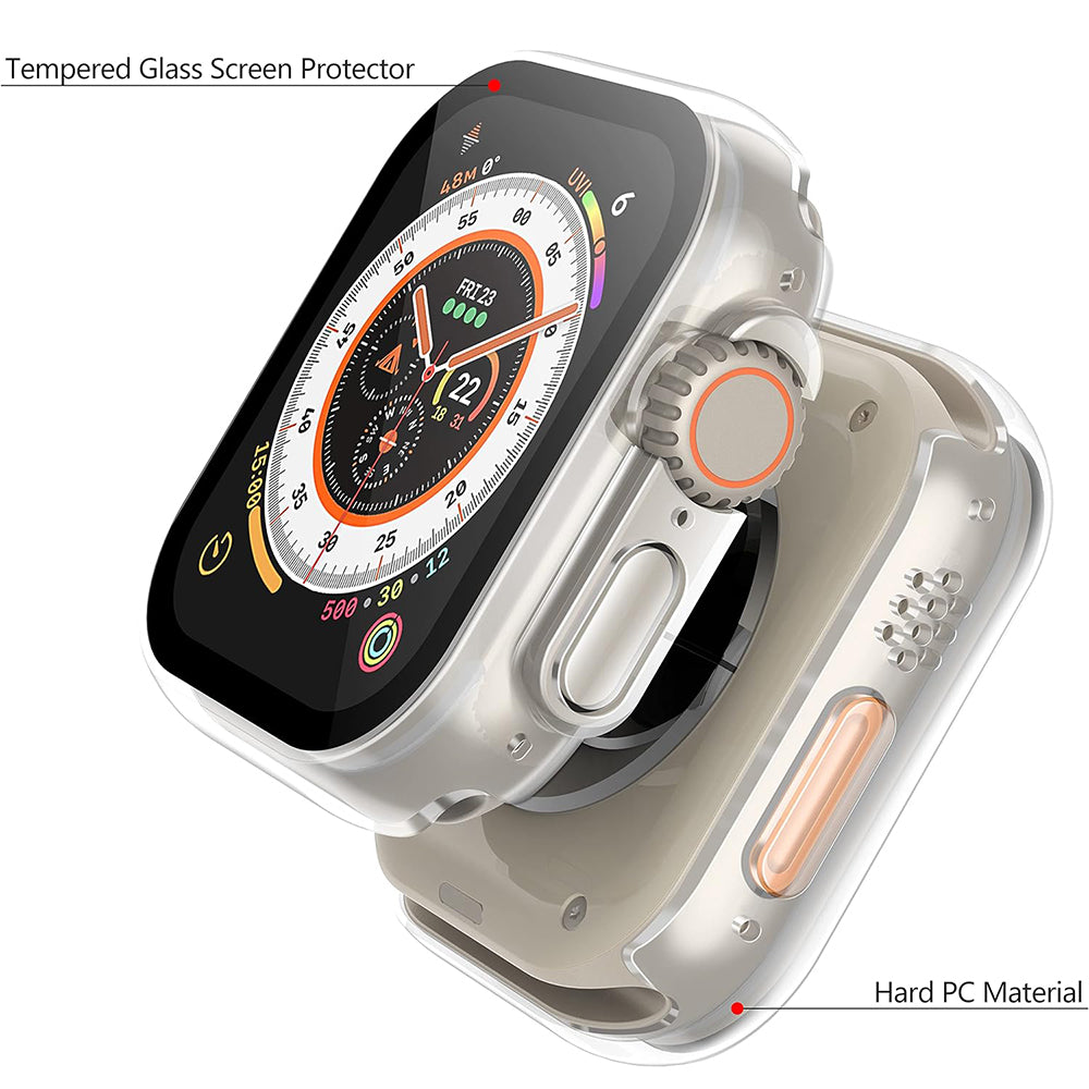 Techsuit Defense360 Pro kućište za Apple Watch Ultra Series, Prozirno