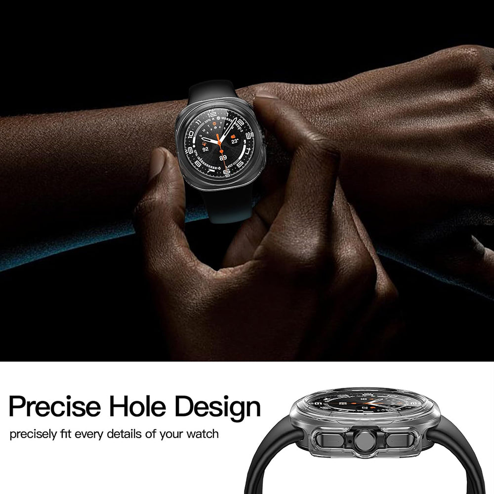 Techsuit Defense360 Pro kućište za Samsung Galaxy Watch Ultra, Prozirno