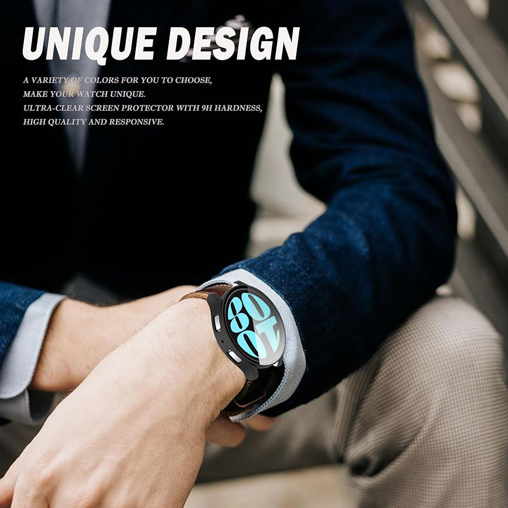 Techsuit Defense360 Pro kućište za Samsung Galaxy Watch6 44mm, Crna