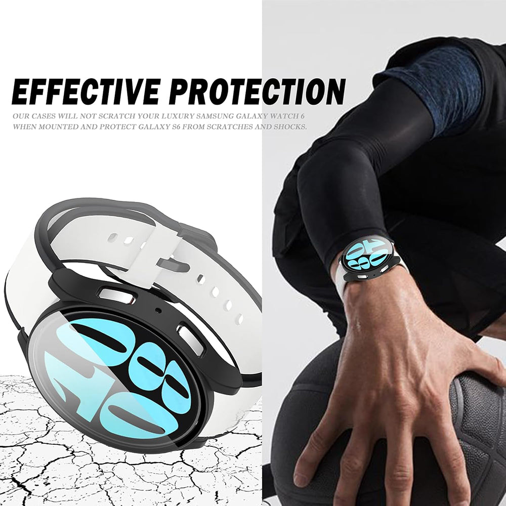Techsuit Defense360 Pro kućište za Samsung Galaxy Watch6 44mm, Crna