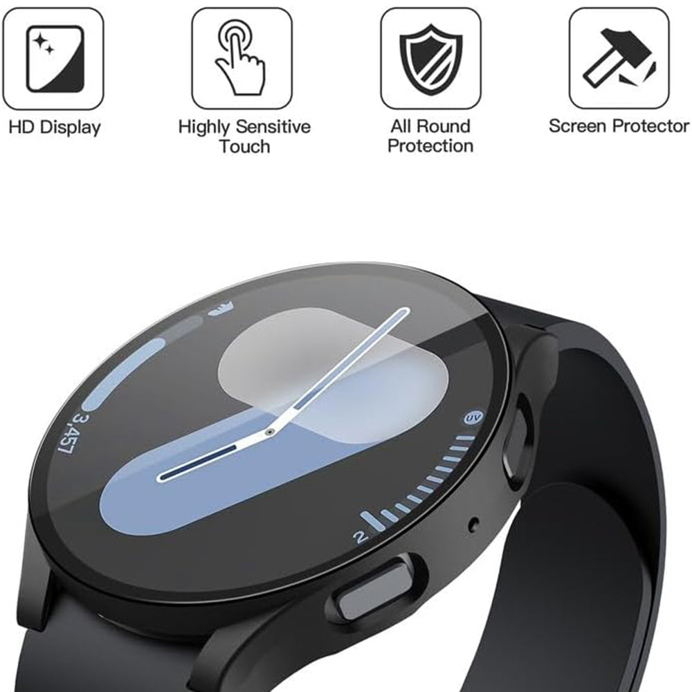 Techsuit Defense360 Pro kućište za Samsung Galaxy Watch7 40mm, Crna
