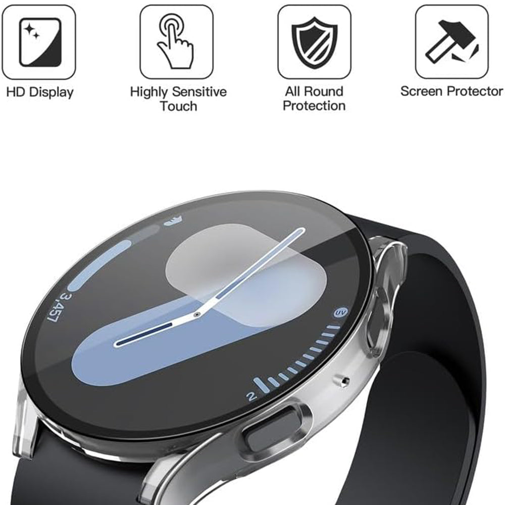 Techsuit Defense360 Pro kućište za Samsung Galaxy Watch7 40mm, Prozirno