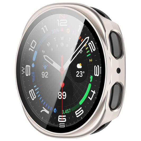 Techsuit Defense360 Pro kućište za Samsung Galaxy Watch9 / Watch8 40mm, Srebrno biserno