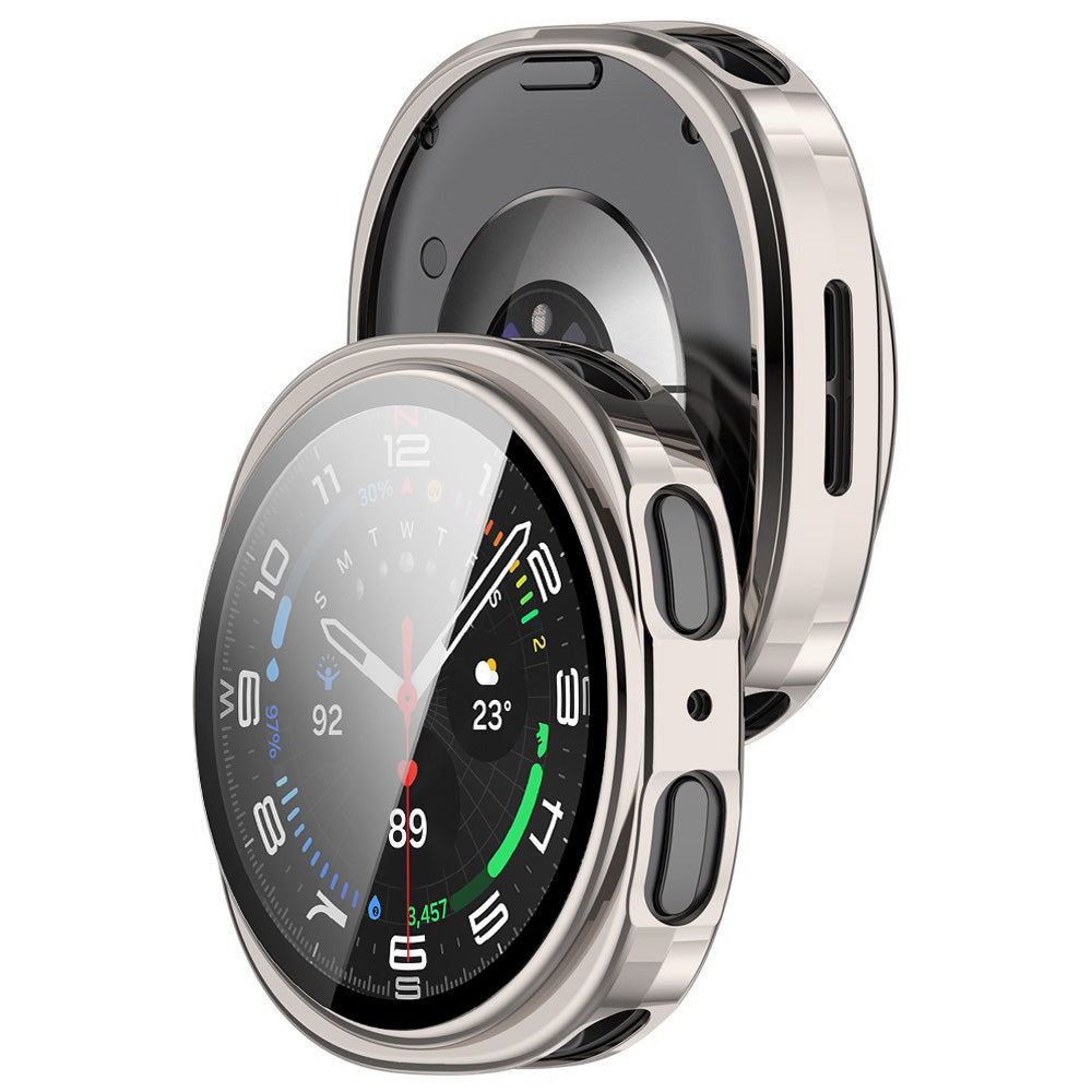 Techsuit Defense360 Pro kućište za Samsung Galaxy Watch9 / Watch8 40mm, Srebrno biserno