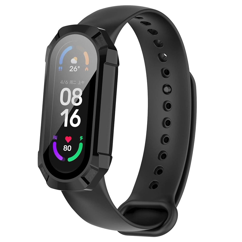 Techsuit Defense360 Pro futrola za Xiaomi Smart Band 6 / Band 5 / Band 4, Crna