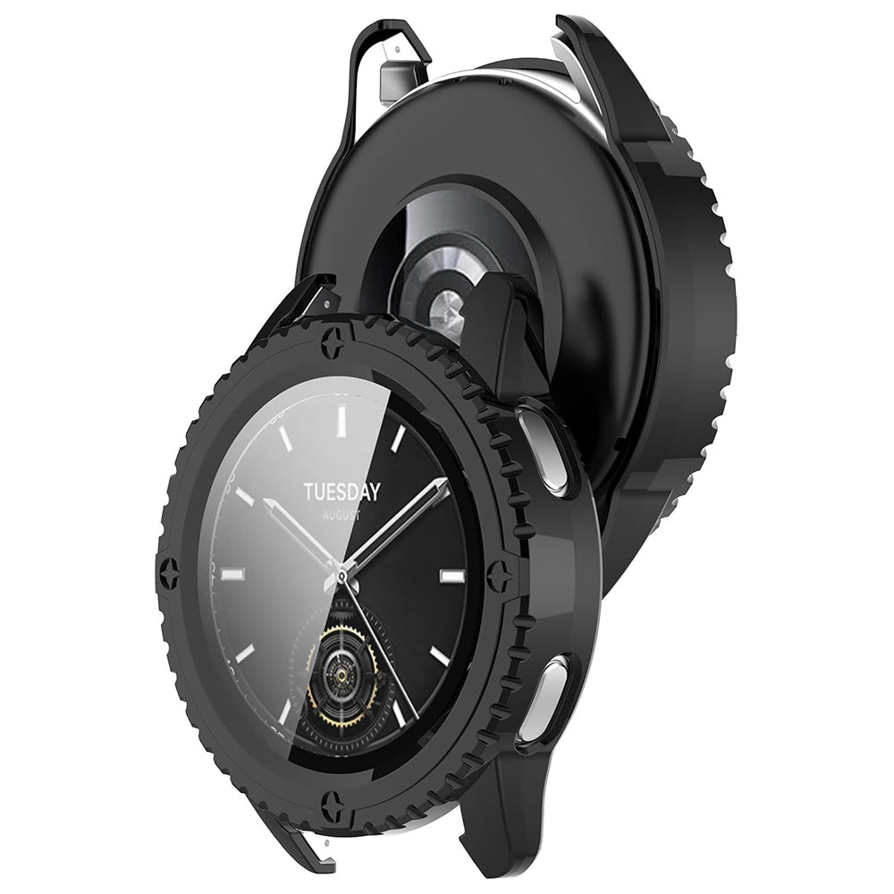 Techsuit Defense360 Pro kućište za Xiaomi Watch S3, Crna