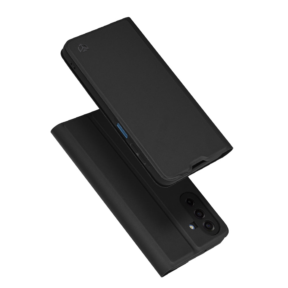 Maska za Samsung Galaxy A18 5G A186 / A18 4G A185 / F17 / M17 / A17 4G A175, Techsuit, Magskin Book, Crna